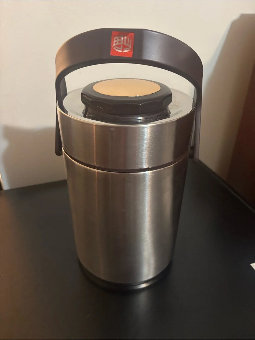 Stainless Steel Tumbler with Black Silicone Insert